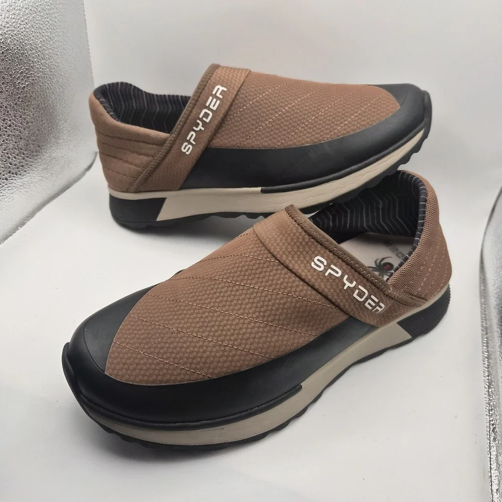Spyder Maverick Slip On Shoes Men's 9.5 Brown Comfort Casual Walking Sneakers